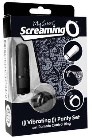 Screaming O My Secret Remote Control Panty Vibe - Black