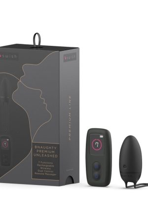 Bnaughty Premium Unleashed Remote Control Bullet - Noir