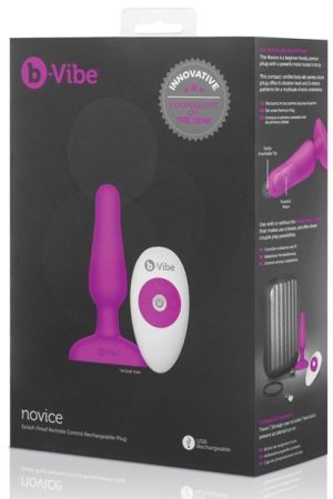 b-Vibe Remote Novice Plug - Fuchsia