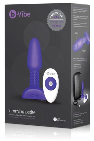 b-Vibe Petite Rimming Plug - Purple