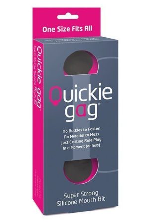 Quickie Bit Gag One Size - Black