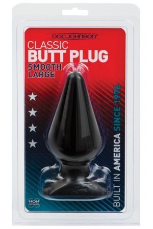 Classic Butt Plug - Large Black