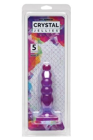 Crystal Jellies 5" Anal Delight - Purple
