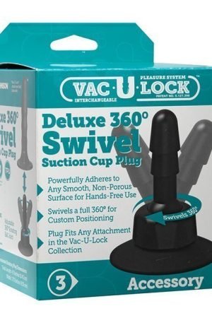 Vac-U-Lock Deluxe 360 Swivel Suction Cup Plug