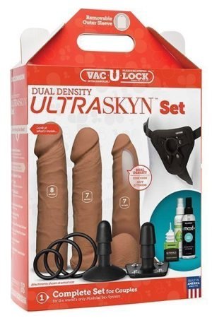 Vac-U-Lock Dual Density ULTRASKYN Set - Caramel