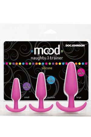 Mood Naughty 1 Anal Trainer Set - Pink Set of 3