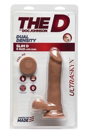 The D 6.5" Slim D w/Balls - Caramel