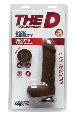 The D 7" Uncut D w/Balls - Chocolate