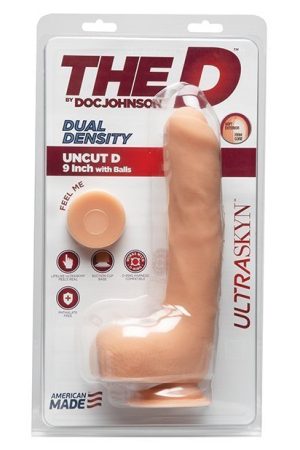 The D 9" Uncut D w/Balls - Vanilla