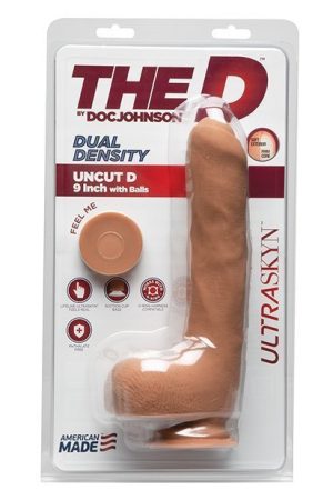The D 9" Uncut D w/Balls - Caramel