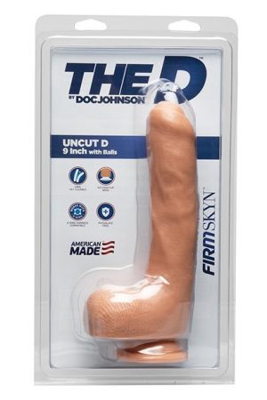 The D 9" Uncut D w/Balls - Vanilla