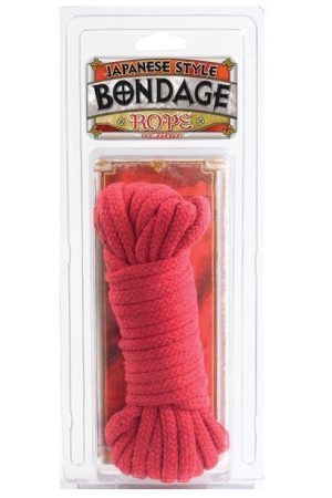 Japanese Style Bondage Cotton Rope - Red