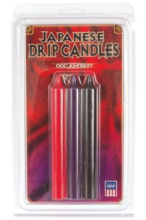 Japanese Drip Candles - Pack of 3