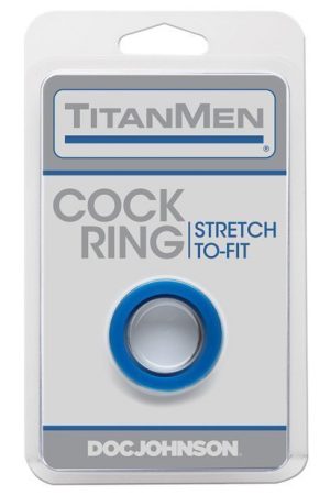 Titanmen Tools Cock Ring - Blue