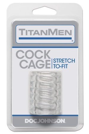 Titanmen Tools Cock Cage - Clear