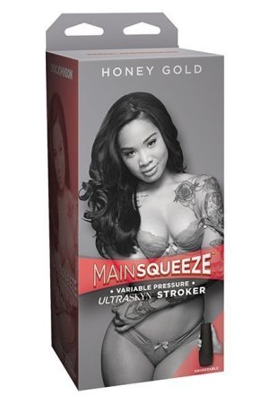Main Squeeze Pussy Stroker - Honey Gold