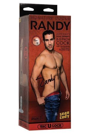 Signature Cocks ULTRASKYN 8.5" Cock w/Removable Vac-U-Lock Suction Cup - Randy