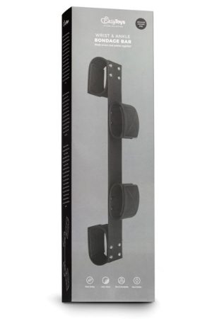 Easy Toys Wrist & Ankle Bondage Bar - Black