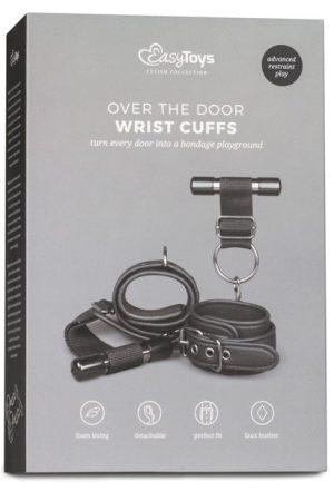Easy Toys Over The Door Wrist Cuffs - Black