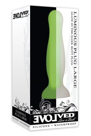 Evolved Luminous Anal Plug Large - Green