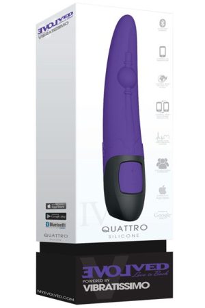 Evolved Vibratissimo Quattro G Spot Vibe - Purple/Black