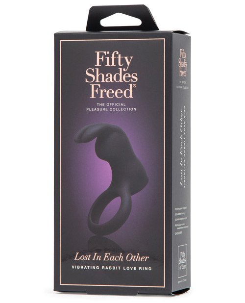 Fifty Shades Freed Lost in Each Other Rechargeable Rabbit Vibrating Love Ring