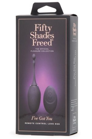 Fifty Shades Freed I've Got You Rechargeable Remote Control Egg