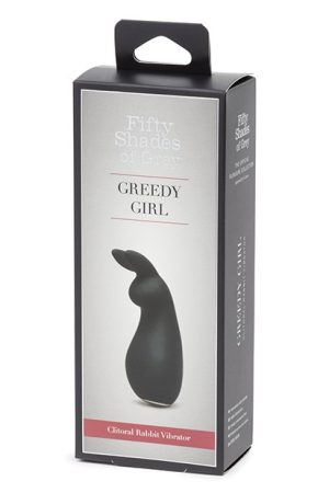 Fifty Shades of Grey Greedy Girl Rechargeable Clitoral Rabbit Vibrator - Black