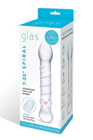 Glas Spiral Staircase Full Tip Glass Dildo