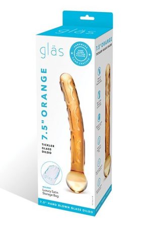 Glas Tickler Dildo - Orange