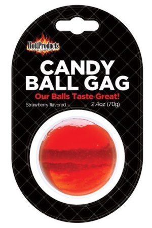 Candy Ball Gag - Strawberry