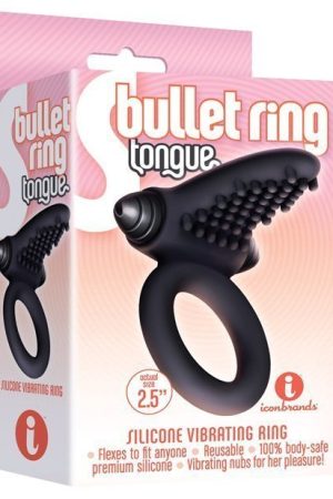 The 9's S Bullet Ring - Tongue