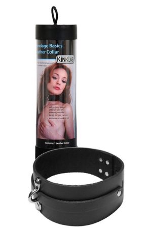 KinkLab Leather Bondage Collar