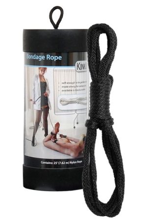 KinkLab 25" Bondage Rope - Black
