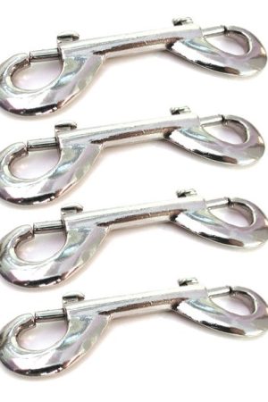 KinkLab Nickel Plated Snap Hooks - Pack of 4