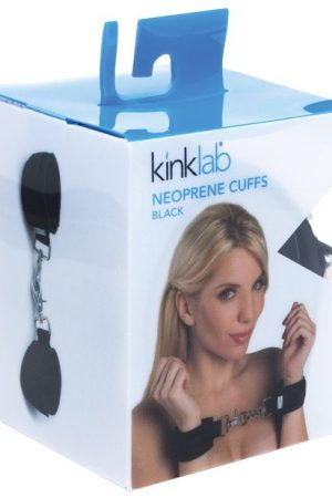 KinkLab Neoprene Cuffs - Black