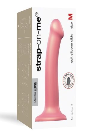 Strap On Me Flexible Dildo - Metallic Rose