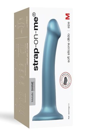 Strap On Me Flexible Dildo - Metallic Blue