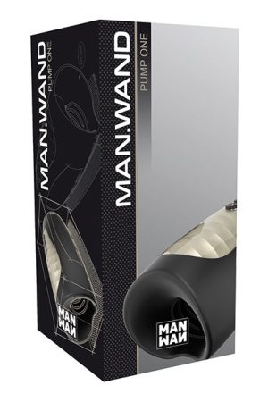 Man Wand Pump One Masturbator-  Black