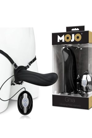 Mojo Ghia Vibrating Male Harness - Black