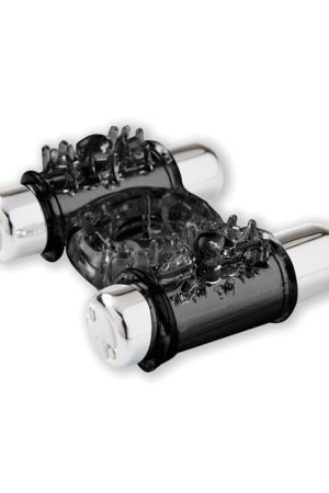 Sensuelle Double Action Cockring - 2x7 Function Black