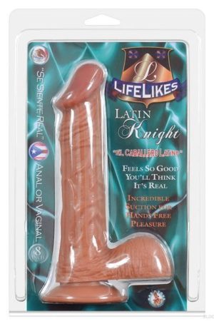 Lifelikes Latin Knight 8" Dong w/Suction Cup