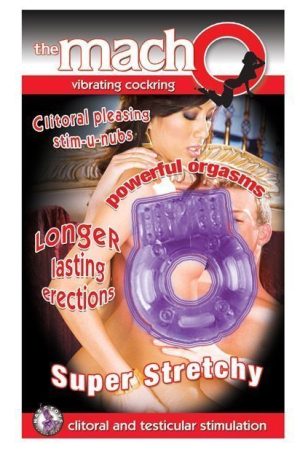 The MachO Vibrating Cockring - Purple