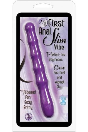 My 1st Anal Slim Vibe - Purple