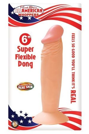 Real Skin All American Whoppers 6" Dong