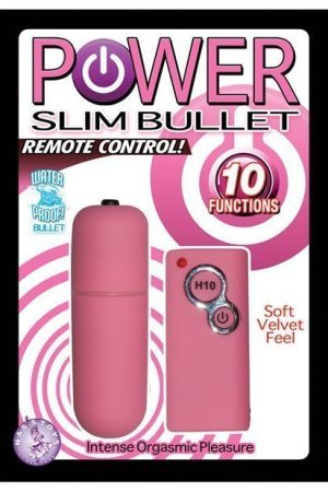 Power Slim Bullet Remote Control - Pink