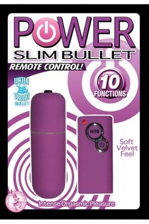 Power Slim Bullet Remote Control - Purple