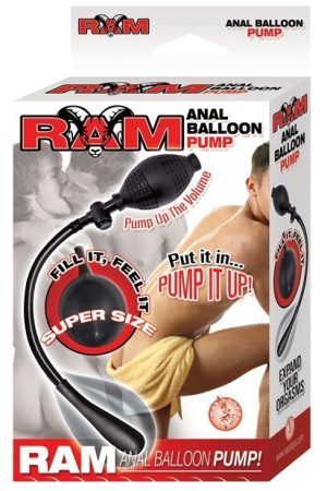 Ram Anal Balloon Inflatable Pump - Black