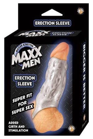 Maxx Men Erection Sleeve - Clear