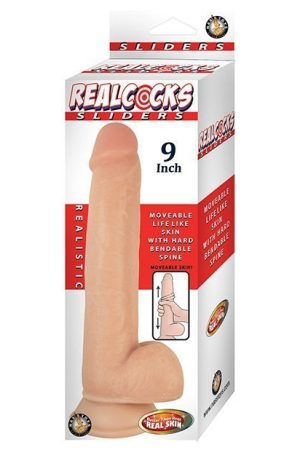 Realcocks Sliders 9" - Flesh